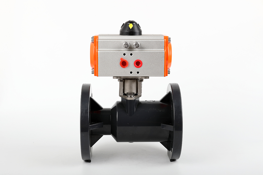 锡林郭勒气动法兰一体球阀